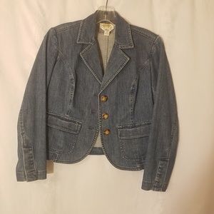 Talbots Jean Jacket